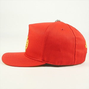 CHROME HEARTS クロム・ハーツ HAT 5 PNL CAP BSBL RED/YELLOW ベースボールキャップ 赤 Size 【フリー】 【新古品・未使用品】 20786309