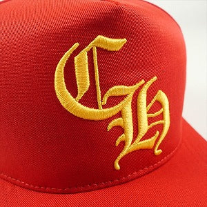 CHROME HEARTS クロム・ハーツ HAT 5 PNL CAP BSBL RED/YELLOW ベースボールキャップ 赤 Size 【フリー】 【新古品・未使用品】 20786309