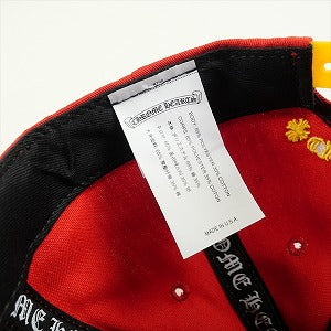 CHROME HEARTS クロム・ハーツ HAT 5 PNL CAP BSBL RED/YELLOW ベースボールキャップ 赤 Size 【フリー】 【新古品・未使用品】 20786309