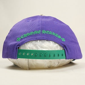 CHROME HEARTS クロム・ハーツ HAT 5 PNL CAP BSBL PURPLE/GREEN ベースボールキャップ 紫 Size 【フリー】 【新古品・未使用品】 20786310