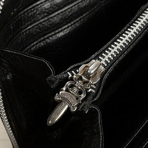 CHROME HEARTS クロム・ハーツ REC F ZIP STUD WALLET フルゼロピラミッドスタッズレザーウォレット 黒 Size 【フリー】 【新古品・未使用品】 20786330