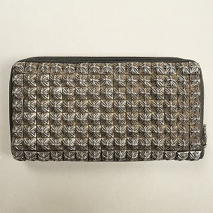 CHROME HEARTS クロム・ハーツ REC F ZIP STUD WALLET フルゼロピラミッドスタッズレザーウォレット 黒 Size 【フリー】 【新古品・未使用品】 20786330