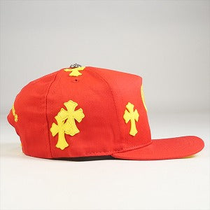 CHROME HEARTS クロム・ハーツ HAT 5 PANEL CAP BSBL CHERRY RED/YEL クロスパッチ付きキャップ 赤 Size 【フリー】 【新古品・未使用品】 20787785