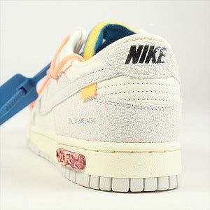 OFF WHITE オフホワイト ×NIKE DUNK LOW 1 OF 50 "19" SAIL/NEUTRAL GREY-ORANGE PULSE DJ0950-119 スニーカー 白 Size 【26.5cm】 【新古品・未使用品】 20787950