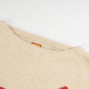 HUMAN MADE ヒューマンメイド 23AW HEART KNIT SWEATER BEIGE HM26CS030 ニット ベージュ Size 【XL】 【新古品・未使用品】 20788851