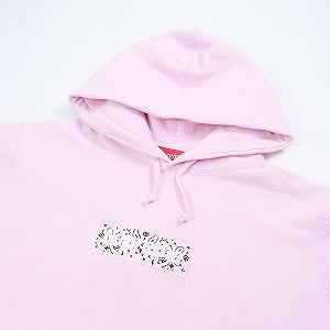 SUPREME シュプリーム 19AW Bandana Box Logo Hooded Sweatshirt Light Pink ボックスロゴパーカー ライトピンク Size 【L】 【中古品-ほぼ新品】 20788854