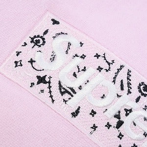 SUPREME シュプリーム 19AW Bandana Box Logo Hooded Sweatshirt Light Pink ボックスロゴパーカー ライトピンク Size 【L】 【中古品-ほぼ新品】 20788854