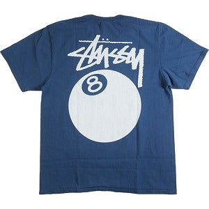 STUSSY ステューシー 24SS 8 BALL TEE PIGMENT DYED Navy Tシャツ 紺 Size 【XL】 【新古品・未使用品】 20789833