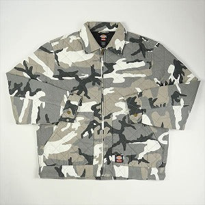SUPREME シュプリーム ×Dickies 21AW Quilted Work Jacket Grey Camo ワークジャケット 灰 Size 【XL】 【中古品-ほぼ新品】 20789972
