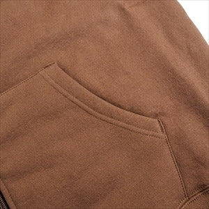 SUPREME シュプリーム 22AW Brim Zip Up Hooded Sweatshirt Dark Brown ジップパーカー 茶 Size 【L】 【新古品・未使用品】 20790057