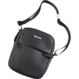 SUPREME シュプリーム 23AW Leather Shoulder Bag Black ショルダーバッグ 黒 Size 【フリー】 【新古品・未使用品】 20790701