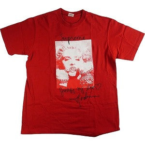 SUPREME シュプリーム 18AW Madonna Tee Red Tシャツ 赤 Size 【M】 【中古品-良い】 20790769