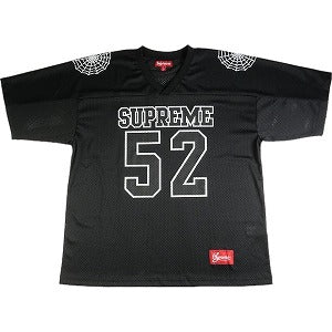 SUPREME シュプリーム 24SS Spiderweb Football Jersey Black フットボールトップ 黒 Size 【M】 【新古品・未使用品】 20790925