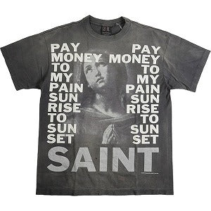 SAINT MICHAEL セント マイケル ×Pay money To my Pain 24SS PTP_SS TEE/STAY REAL / BLK Tシャツ 黒 Size 【L】 【新古品・未使用品】 20791013