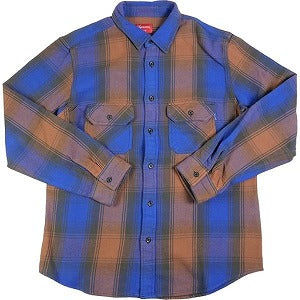 SUPREME シュプリーム 19AW Heavyweight Flannel Shirt Blue 長袖シャツ 青 Size 【L】 【新古品・未使用品】 20791137