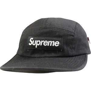 SUPREME シュプリーム 24SS Washed Chino Twill Camp Cap Black 