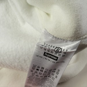 SUPREME シュプリーム ×MM6 Maison Margiela 24SS Foil Box Logo Hooded Sweatshirt White パーカー 白 Size 【XL】 【新古品・未使用品】 20791326