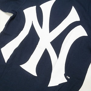 SUPREME シュプリーム ×New York Yankees 15SS Box Logo Tee Navy Tシャツ 紺 Size 【S】 【中古品-良い】 20791373