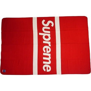 SUPREME シュプリーム 14AW Faribault Woolen mills Box Logo Blanket Red ブランケット 赤 Size 【フリー】 【中古品-良い】 20791379