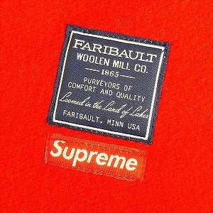 SUPREME シュプリーム 14AW Faribault Woolen mills Box Logo Blanket Red ブランケット 赤 Size 【フリー】 【中古品-良い】 20791379