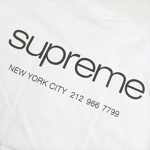 SUPREME シュプリーム 23AW NYC Tee White Tシャツ 白 Size 【L】 【新古品・未使用品】 20791416