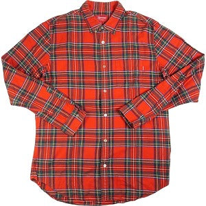 SUPREME シュプリーム 18AW Tartan L/S Flannel Shirt Red 長袖シャツ 赤 Size 【L】 【中古品-良い】 20791440