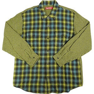SUPREME シュプリーム 12AW Tartan L/S Flannel Shirt Yellow 長袖シャツ 黄 Size 【L】 【中古品-良い】 20791442