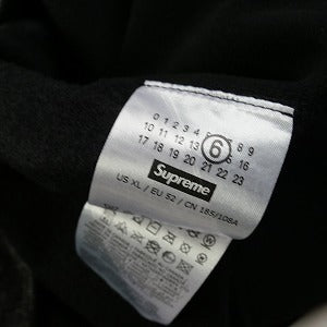 SUPREME シュプリーム ×MM6 Maison Margiela 24SS Foil Box Logo Hooded Sweatshirt Black パーカー 黒 Size 【M】 【新古品・未使用品】 20791490