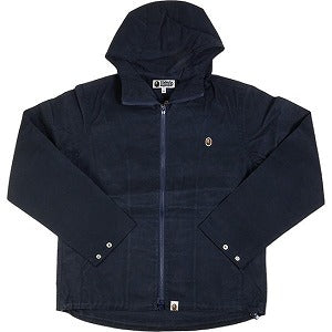A BATHING APE ア ベイシング エイプ ONE POINT COTTON HOODIE JACKET ジャケット 紺 Size 【M】 【中古品-良い】 20791542