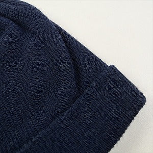 A BATHING APE ア ベイシング エイプ NEON COLOR KNIT CAP NAVY ビーニー 紺 Size 【フリー】 【新古品・未使用品】 20791573