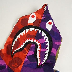 A BATHING APE ア ベイシング エイプ Color Camo Crazy Shark Full Zip Hooded Multi パーカー マルチ Size 【M】 【新古品・未使用品】 20791584