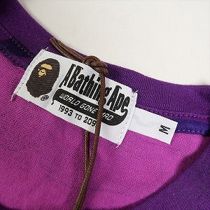 A BATHING APE ア ベイシング エイプ Color Camo College Tee Purple Tシャツ 紫 Size 【M】 【新古品・未使用品】 20791590