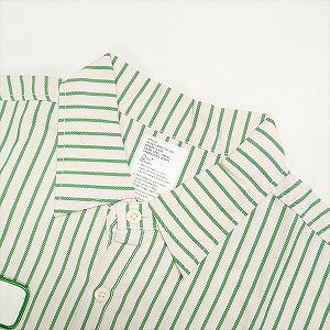 WTAPS ダブルタップス VATOS S/S SHIRT STRIPE 半袖シャツ 白緑 Size 【L】 【中古品-非常に良い】 20791859