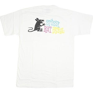 STUSSY ステューシー RAT PATROL TEE WHITE Tシャツ 白 Size 【L】 【中古品-ほぼ新品】 20791989