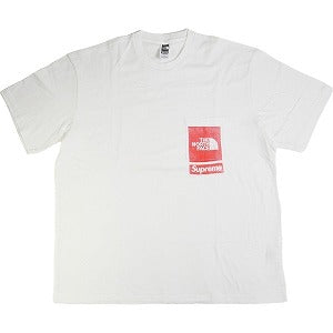 SUPREME シュプリーム ×THE NORTH FACE 23SS Printed Pocket Tee White ...