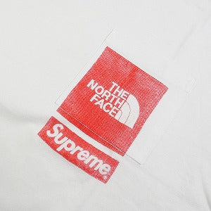 SUPREME シュプリーム ×THE NORTH FACE 23SS Printed Pocket Tee White Tシャツ 白 Size 【L】 【中古品-非常に良い】 20792536