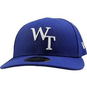 WTAPS ダブルタップス ×NEW ERA 59FIFTY LOW PROFILE CAP BLUE キャップ 青 Size 【7　1/2(L)】 【新古品・未使用品】 20792986