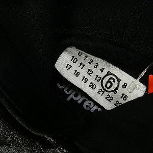 SUPREME シュプリーム ×MM6 Maison Margiela 24SS Foil Box Logo Hooded Sweatshirt Black パーカー 黒 Size 【XL】 【新古品・未使用品】 20793013