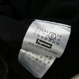 SUPREME シュプリーム ×MM6 Maison Margiela 24SS Foil Box Logo Hooded Sweatshirt Black パーカー 黒 Size 【XL】 【新古品・未使用品】 20793013