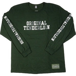 TENDERLOIN テンダーロイン LONG SLEEVE TEE 2A GREEN ロンT 緑 Size 【L】 【中古品-良い】 20793253