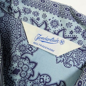 TENDERLOIN テンダーロイン T-PAISLEY SHT S/S 半袖シャツ 青 Size 【M】 【中古品-良い】 20793260