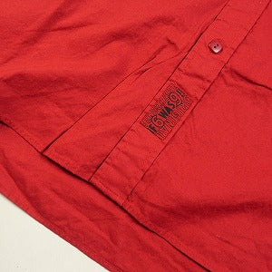 TENDERLOIN テンダーロイン WORK SHT B.D SOLID S/S RED 半袖シャツ 赤 Size 【L】 【中古品-非常に良い】 20793348