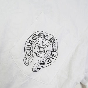 CHROME HEARTS クロム・ハーツ Horse Shoe Pocket Tee White Tシャツ 白 Size 【S】 【中古品-非常に良い】 20793586
