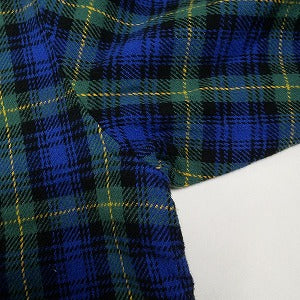 SUPREME シュプリーム 23AW Tartan Flannel Hooded shirt Blue フード付き長袖シャツ 青 Size 【S】 【新古品・未使用品】 20793622
