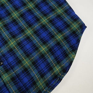 SUPREME シュプリーム 23AW Tartan Flannel Hooded shirt Blue フード付き長袖シャツ 青 Size 【S】 【新古品・未使用品】 20793622