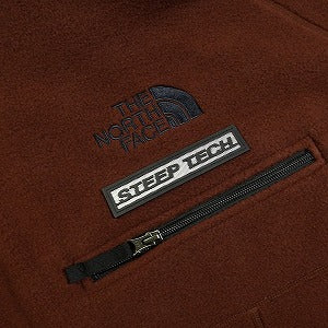 SUPREME シュプリーム ×The North Face 22AW Steep Tech Fleece Pullover Brown フリースパーカー 茶 Size 【S】 【新古品・未使用品】 20793627