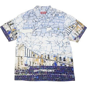 Supreme / 半袖シャツ/S/レーヨン/マルチカラー/総柄 SUPREME シュプリーム 24SS Mosaic S/S Shirt Multicolor 半袖シャツ