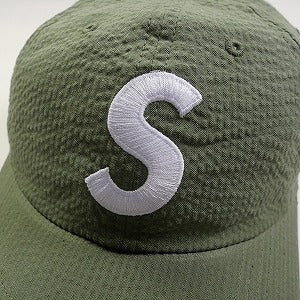 SUPREME シュプリーム 24SS Seersucker S logo 6-Panel Green キャップ 緑 Size 【フリー】 【新古品・未使用品】 20794082