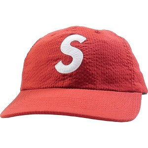 SUPREME シュプリーム 24SS Seersucker S logo 6-Panel Red キャップ 赤 Size 【フリー】 【新古品・未使用品】 20794083