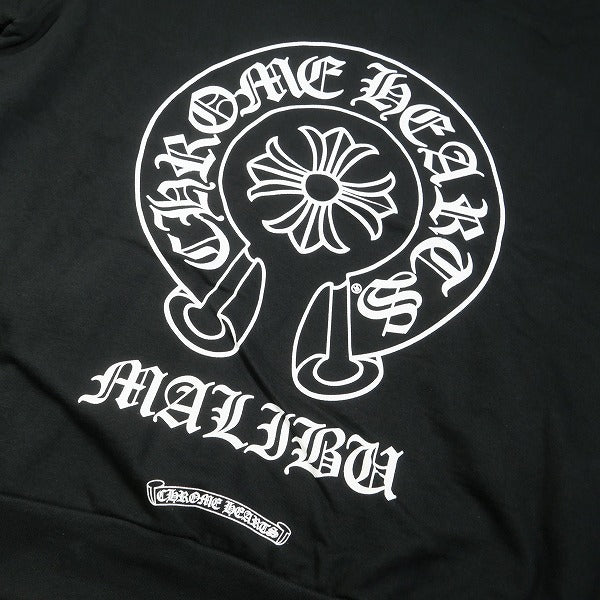 CHROME HEARTS クロム・ハーツ MALIBU HORSESHOE PULLOVER HOODIE BLACK マリブ限定パーカー 黒 Size 【XXL】 【新古品・未使用品】 20811375